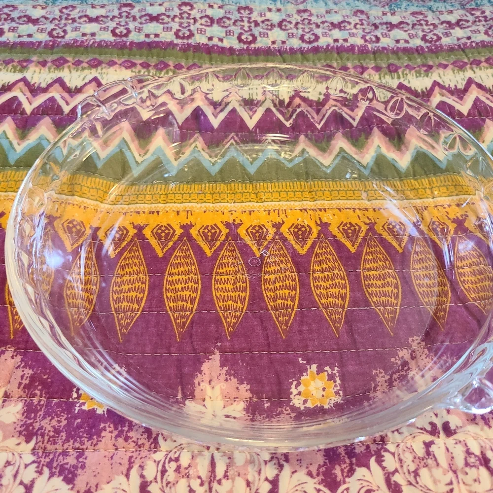 Vintage Pyrex‎ Pie Plate Tempered Glass 10